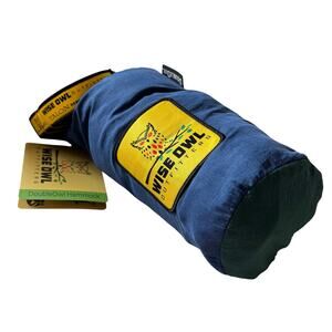 Wise Owl Outfitters Double Hammock (Navy/Forest Green) NWT